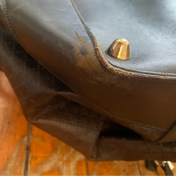 Gucci Diamante Leather Brown Weekender Travel Bag Duffle - Picture 15 of 17